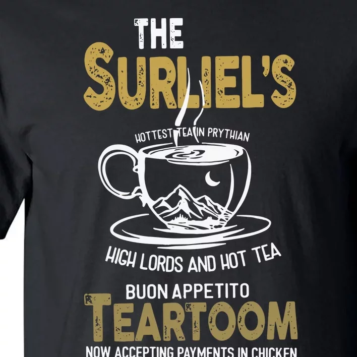 The SurielS Tearoom Mystical Book Acotar Tall T-Shirt