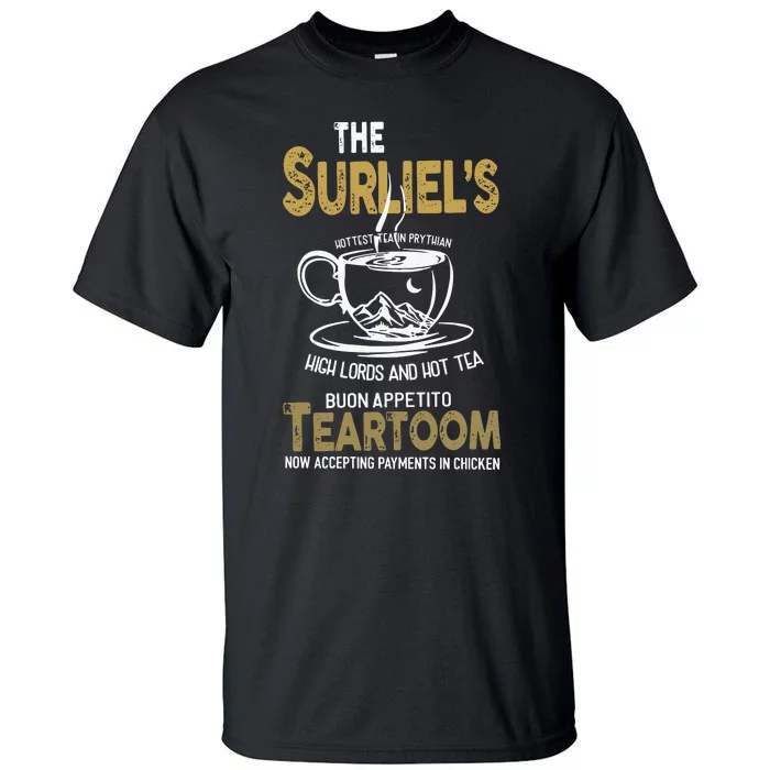 The SurielS Tearoom Mystical Book Acotar Tall T-Shirt