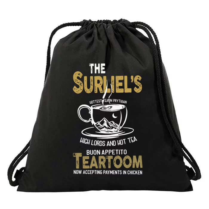 The SurielS Tearoom Mystical Book Acotar Drawstring Bag