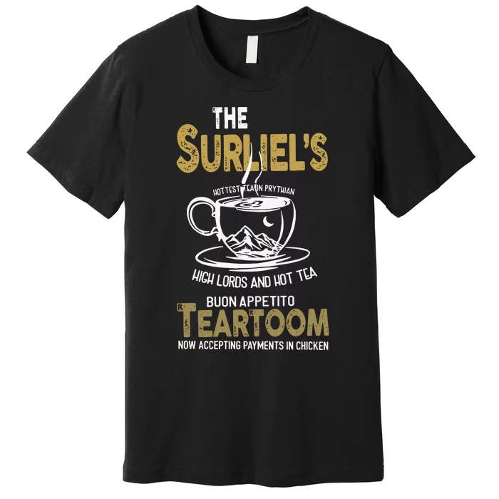 The SurielS Tearoom Mystical Book Acotar Premium T-Shirt