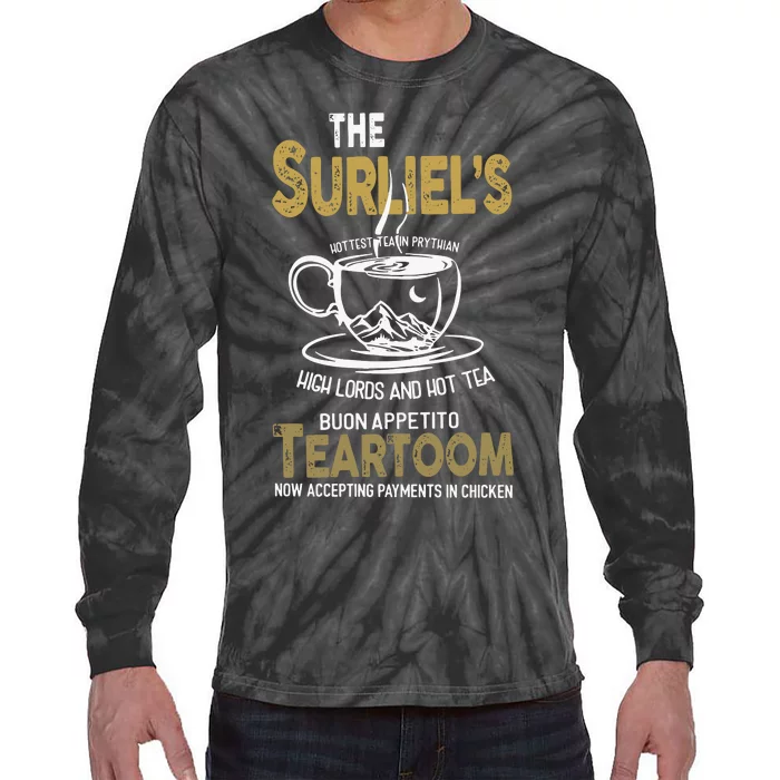 The SurielS Tearoom Mystical Book Acotar Tie-Dye Long Sleeve Shirt