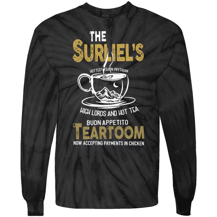 The SurielS Tearoom Mystical Book Acotar Tie-Dye Long Sleeve Shirt