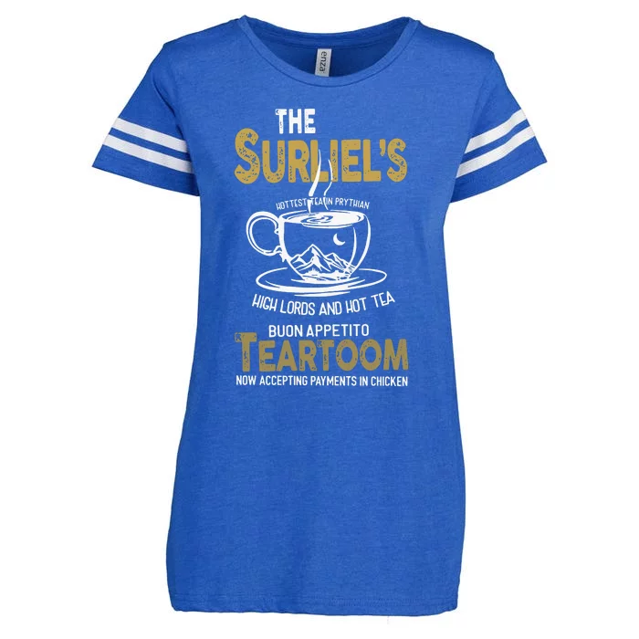 The SurielS Tearoom Mystical Book Acotar Enza Ladies Jersey Football T-Shirt