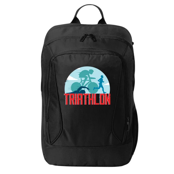 That Says Triathlon Gift City Backpack