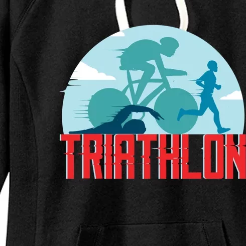 That Says Triathlon Gift Women's Fleece Hoodie