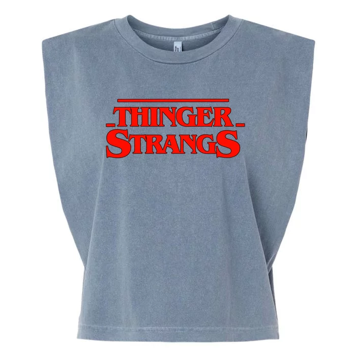 Thinger Strangs Garment-Dyed Women's Muscle Tee