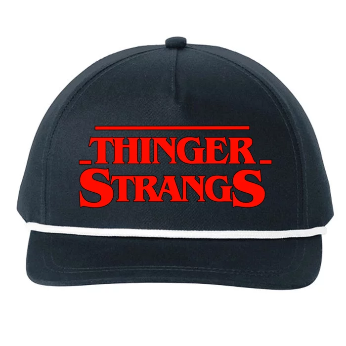 Thinger Strangs Snapback Five-Panel Rope Hat