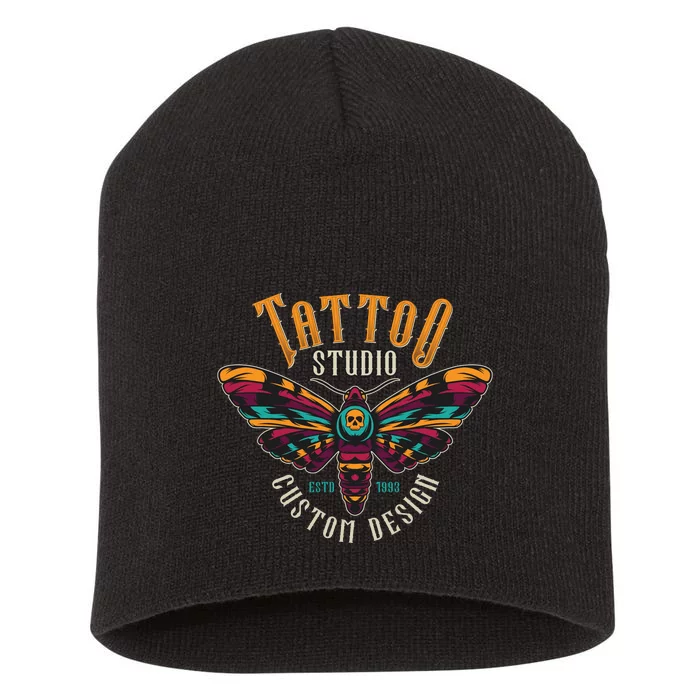 Tattoos Studio Short Acrylic Beanie