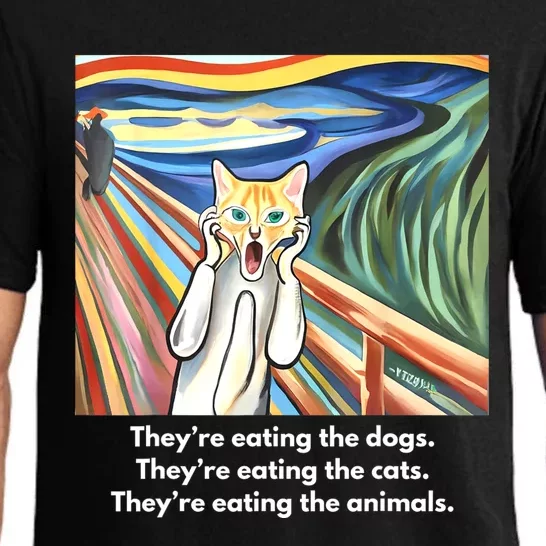 The Scream; TheyRe Eating The Dogs TheyRe Eating The Cats Pajama Set