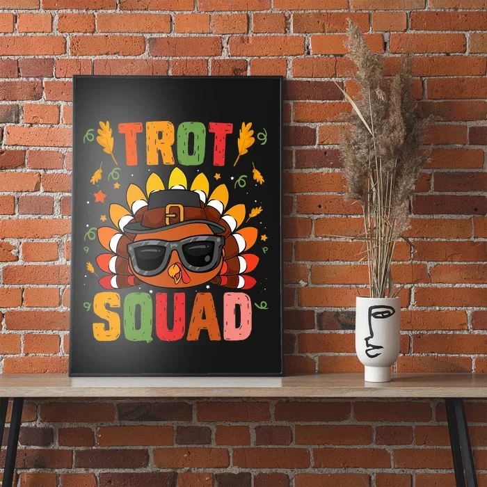 Trot Squad thanksgiving turkey trot 5k Running Marathon 2021 Poster