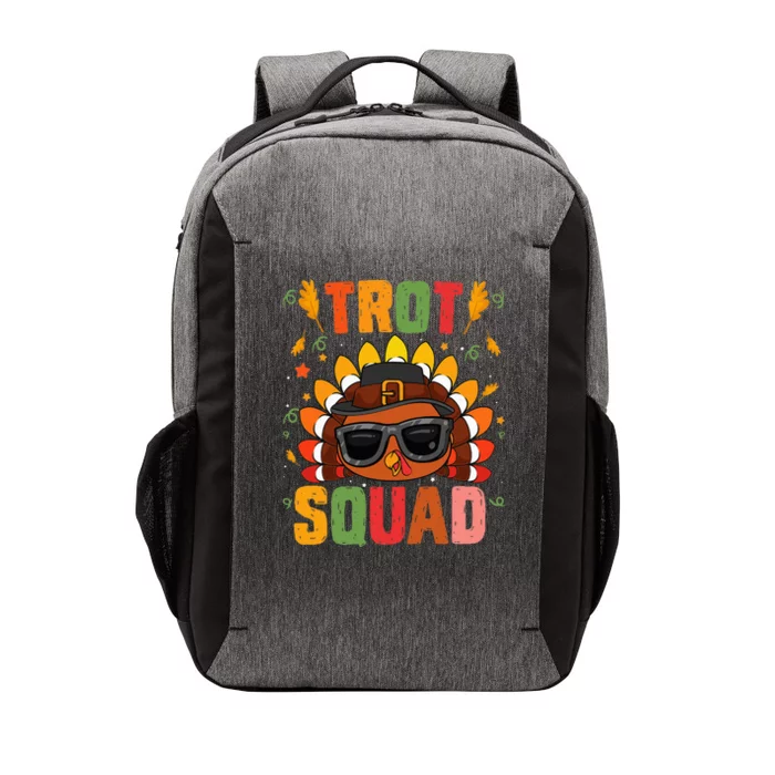 Trot Squad thanksgiving turkey trot 5k Running Marathon 2021 Vector Backpack