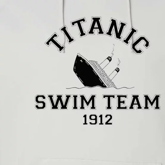 Titanic Swim Team Sports History Buff Sarcastic Performance Fleece Hoodie