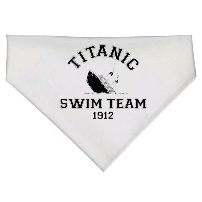 Titanic Swim Team Sports History Buff Sarcastic USA-Made Doggie Bandana