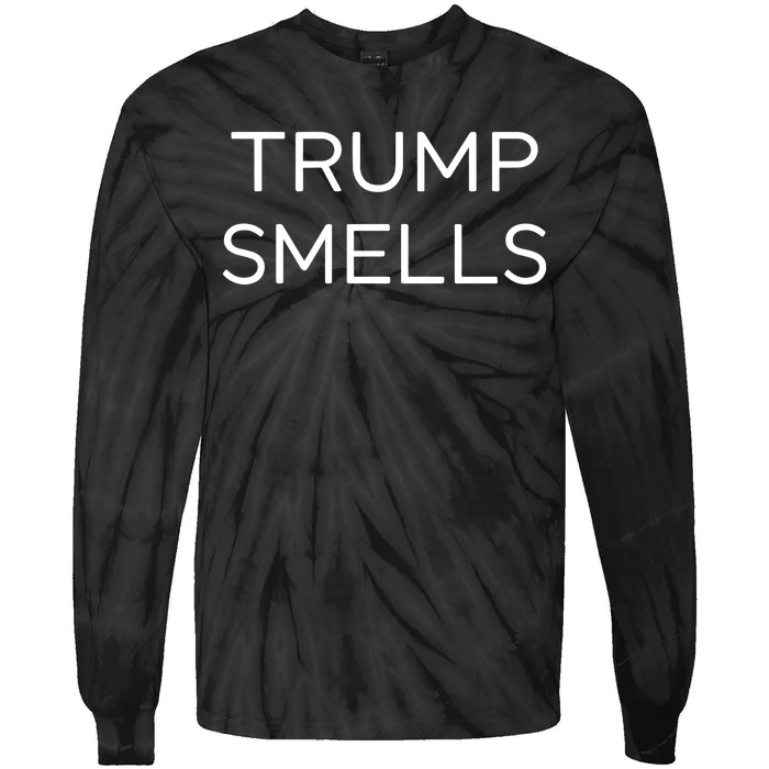 Trump Smells Tie-Dye Long Sleeve Shirt