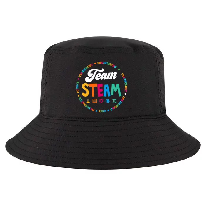 Team STEAM Teacher Back to School STEM Special Pre-K 1st Cool Comfort Performance Bucket Hat