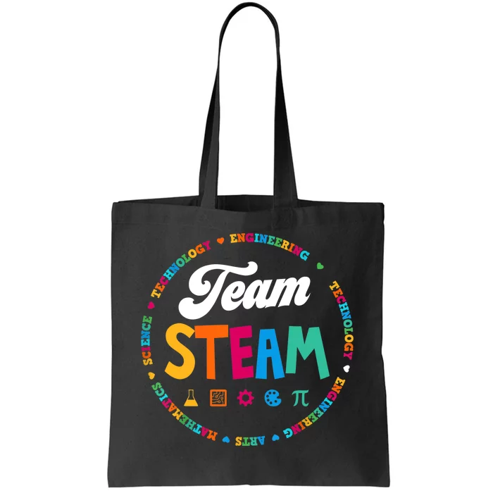 Team STEAM Teacher Back to School STEM Special Pre-K 1st Tote Bag