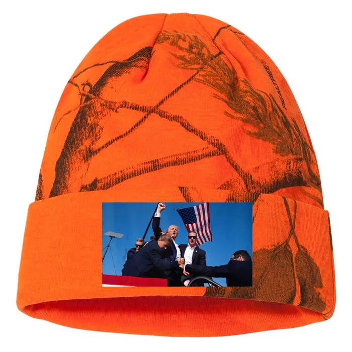 Trump Shooting Kati - 12in Camo Beanie