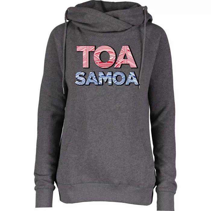 Toa Samoa Womens Funnel Neck Pullover Hood