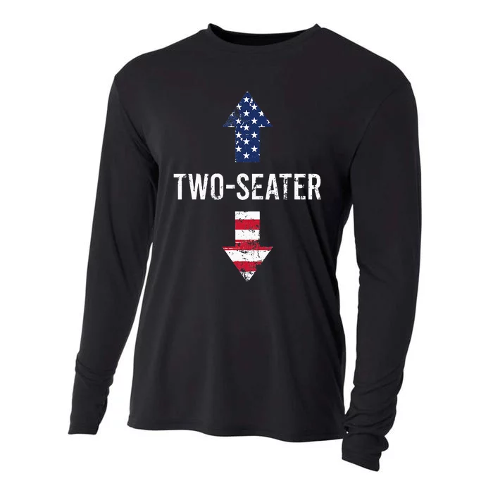 Two Seater TwoSeater 2 Seater Two Seater Cooling Performance Long Sleeve Crew