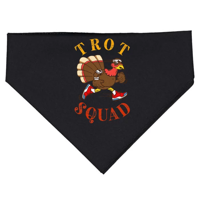 Trot Squad Thanksgiving Turkey Trot Costume USA-Made Doggie Bandana