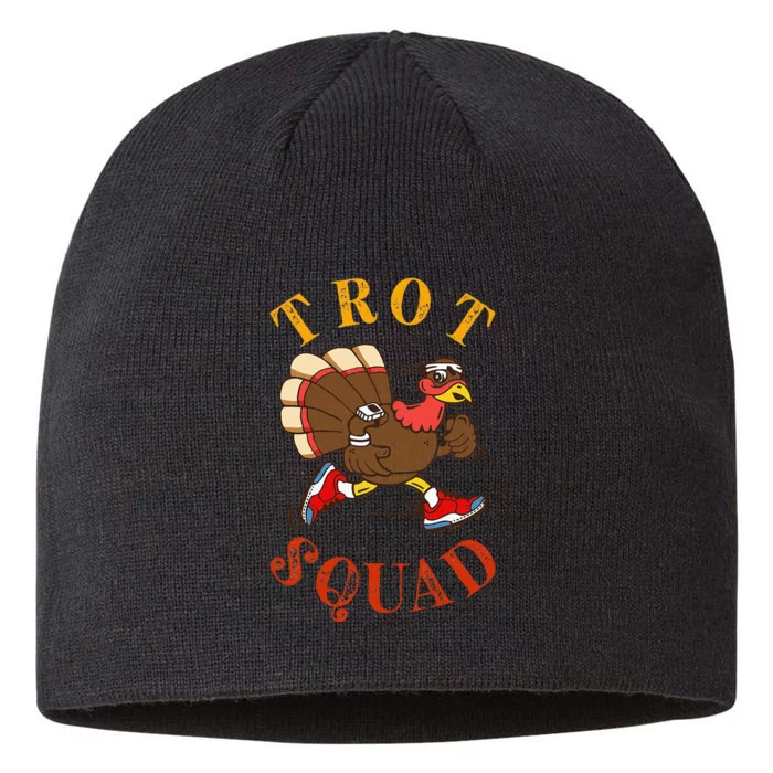 Trot Squad Thanksgiving Turkey Trot Costume 8 1/2in Sustainable Knit Beanie