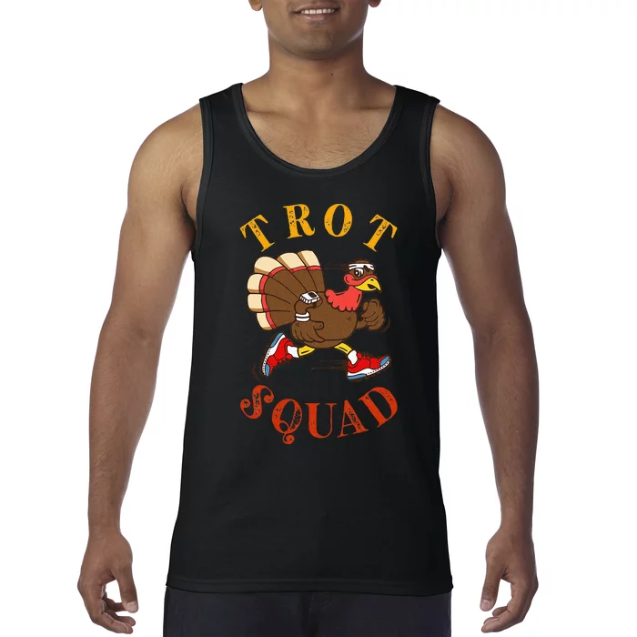 Trot Squad Thanksgiving Turkey Trot Costume Tank Top