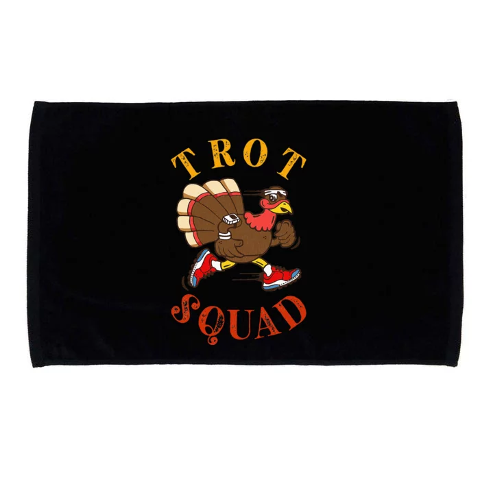 Trot Squad Thanksgiving Turkey Trot Costume Microfiber Hand Towel