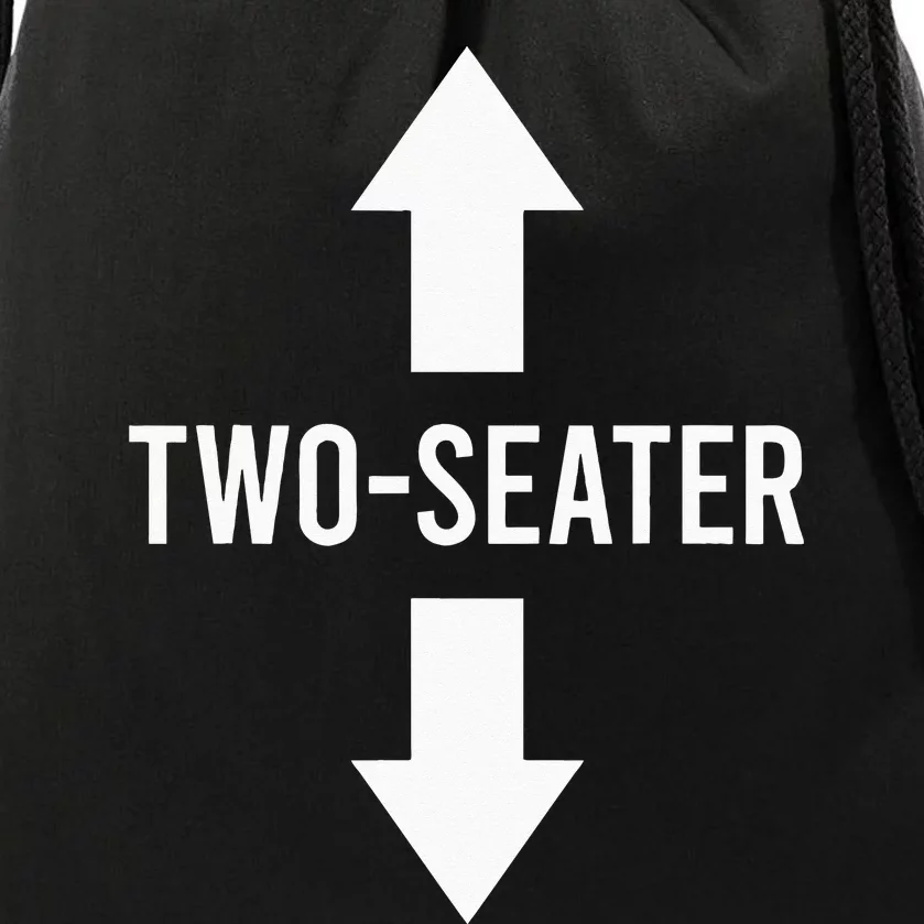 Two Seater TwoSeater 2 Seater Two Seater Drawstring Bag