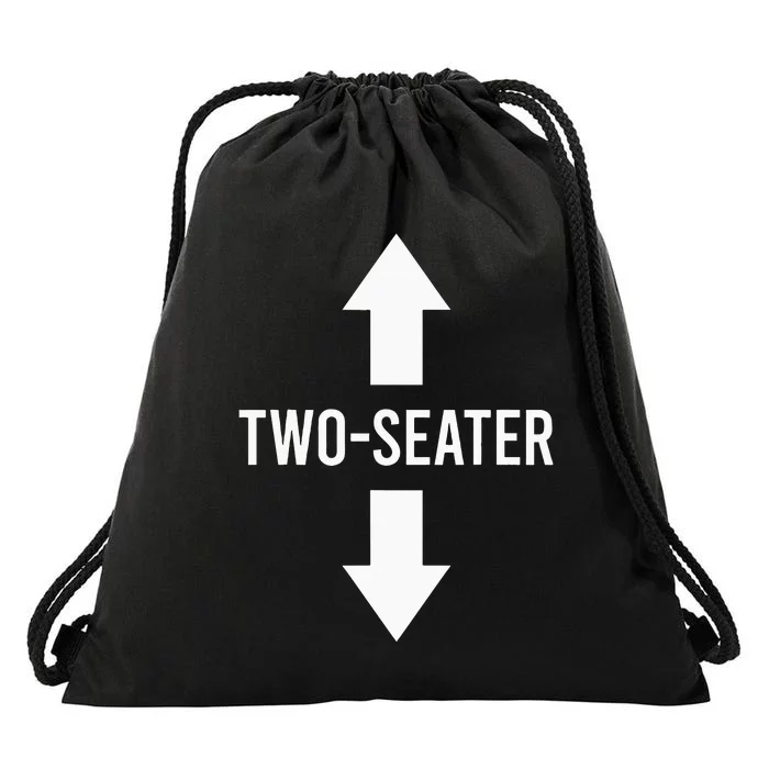 Two Seater TwoSeater 2 Seater Two Seater Drawstring Bag