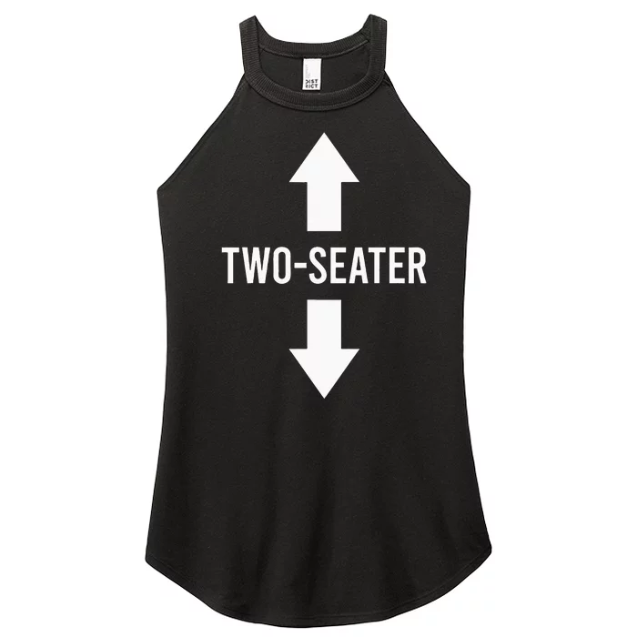 Two Seater TwoSeater 2 Seater Two Seater Women’s Perfect Tri Rocker Tank