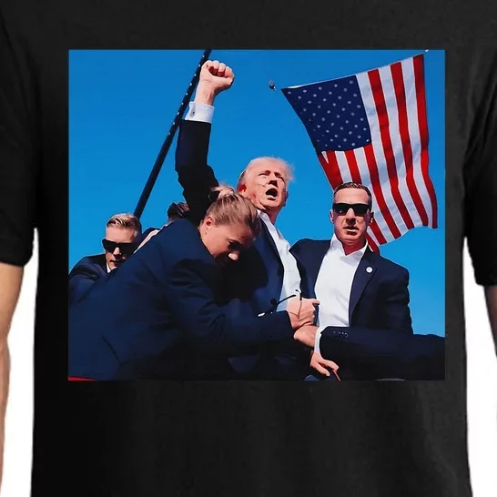 Trump Shot Trump Shooting Trump 2024 Pajama Set