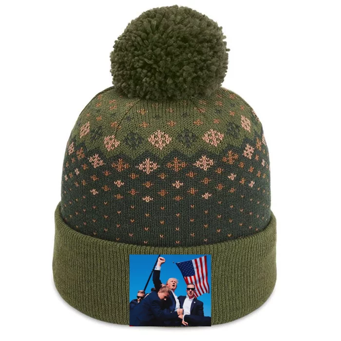 Trump Shot Trump Shooting Trump 2024 The Baniff Cuffed Pom Beanie