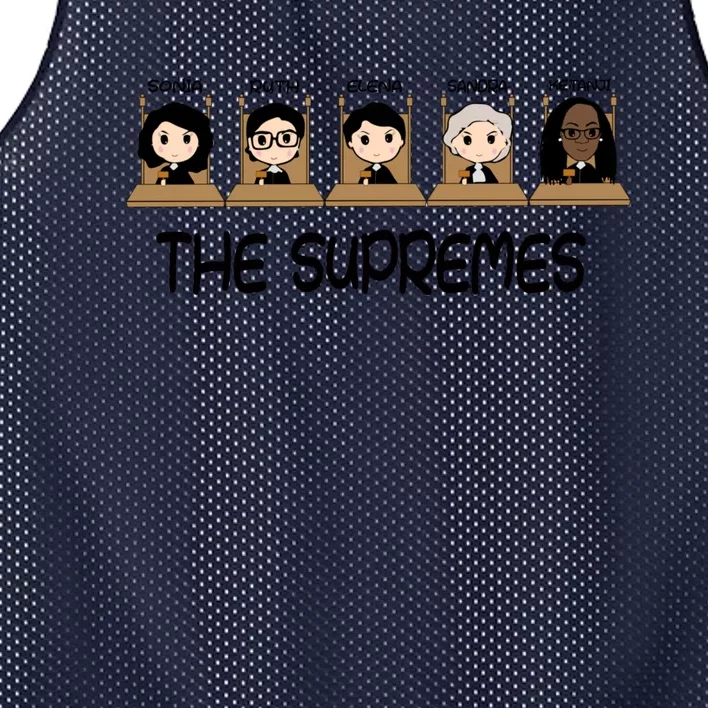 The Supremes Mesh Reversible Basketball Jersey Tank