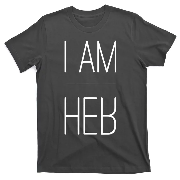 Trendy Statement T I AM HER Gift For Sports Fans I AM HER T-Shirt