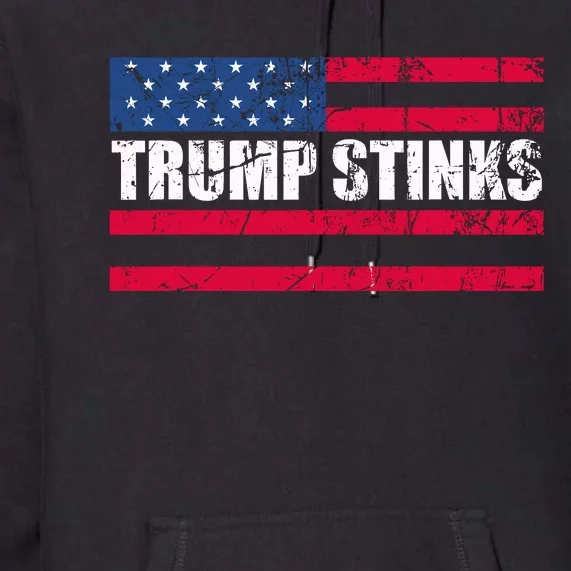 Trump Smells Trump Stinks Vintage Premium Hoodie