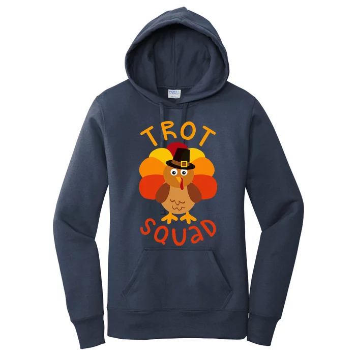 Trot Squad Turkey Pilgrim Costume Women's Pullover Hoodie