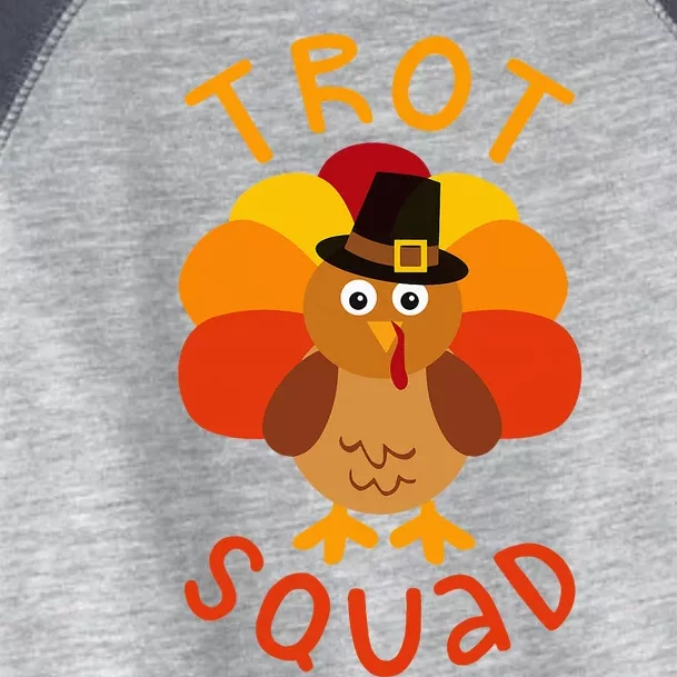 Trot Squad Turkey Pilgrim Costume Toddler Fine Jersey T-Shirt