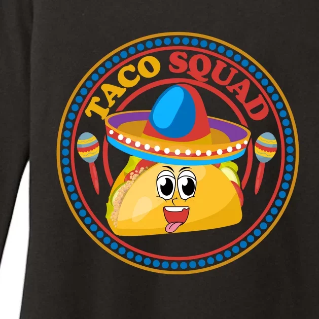 Taco Squad T Funny Taco Cute Mexican Food Lover T Womens CVC Long Sleeve Shirt