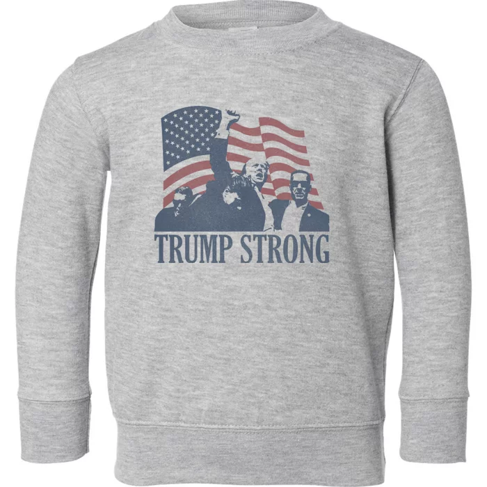 Trump Strong Toddler Sweatshirt