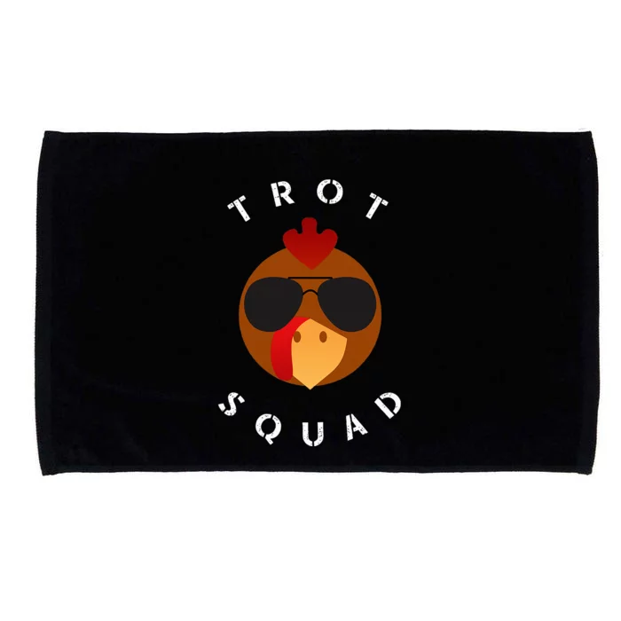 Trot Squad Turkey Face With Sunglasses Microfiber Hand Towel