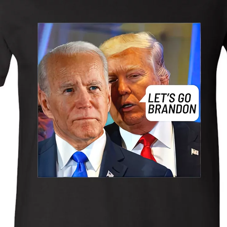 Trump Said To Biden: Lets Go Brandon Anti Biden V-Neck T-Shirt