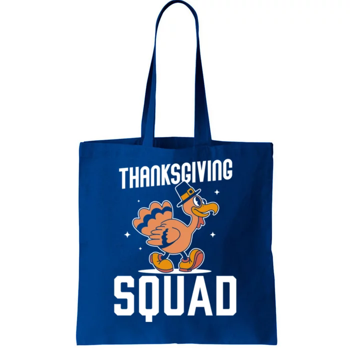 Thanksgiving Squad Turkeys Lover Cute Family Thanksgiving Gift Tote Bag