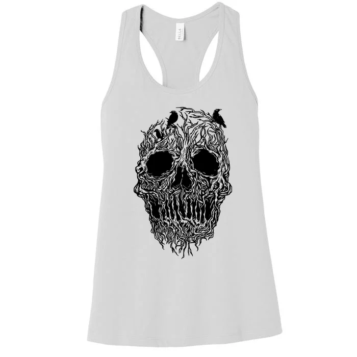 Tree Skull Women's Racerback Tank