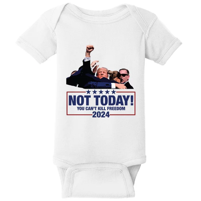 Trump Shooting Trump Assassination Trump Baby Bodysuit