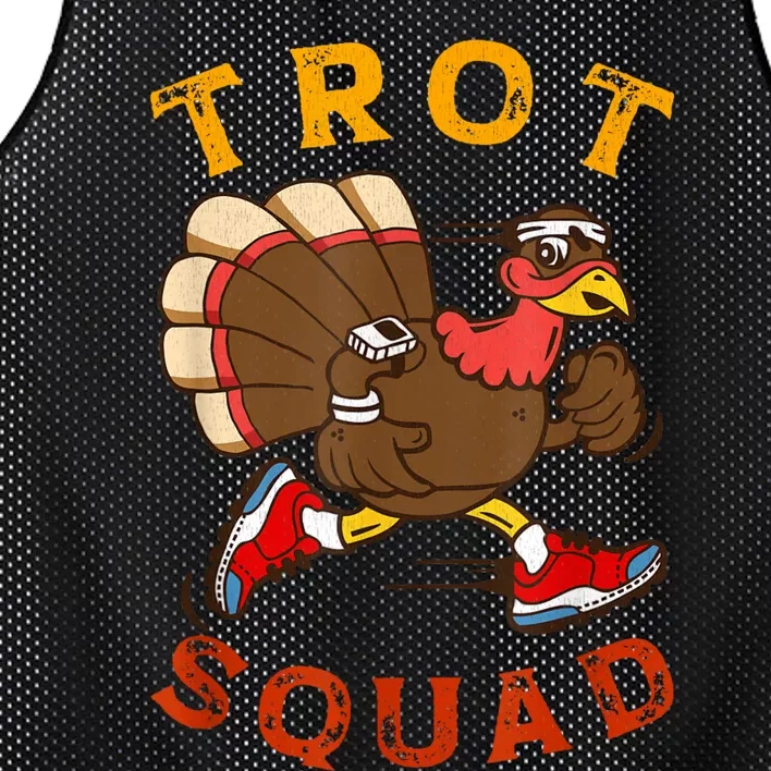 Trot Squad Thanksgiving Turkey Trot Costume Mesh Reversible Basketball Jersey Tank