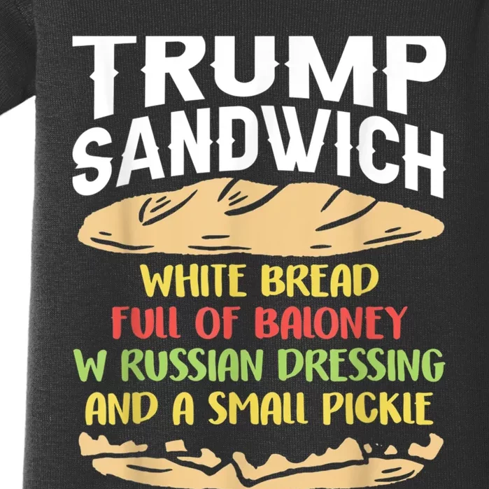 Trumps Sandwich Tshirt Baby Bodysuit