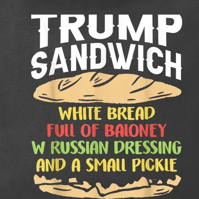 Trumps Sandwich Tshirt Zip Tote Bag