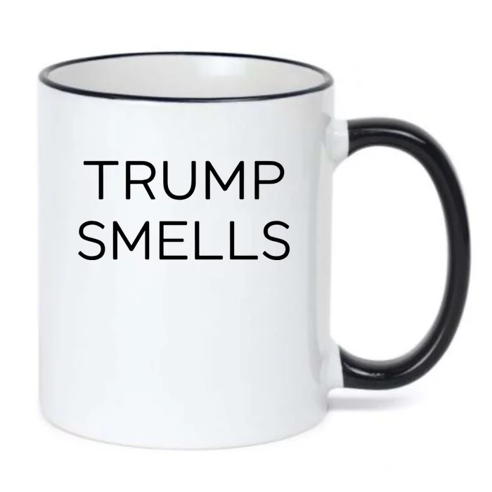 Trump Smells Trump Stinks Black Color Changing Mug