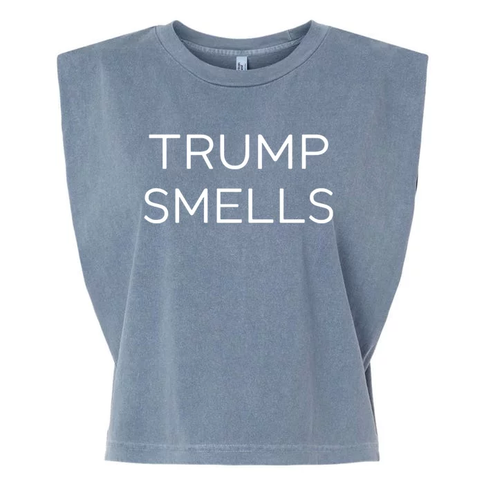 Trump Smells Trump Stinks Garment-Dyed Women's Muscle Tee