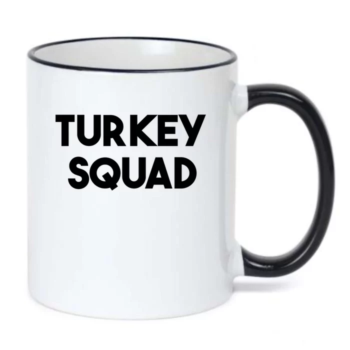 Turkey Squad Turkey Lover Funny Gift Black Color Changing Mug